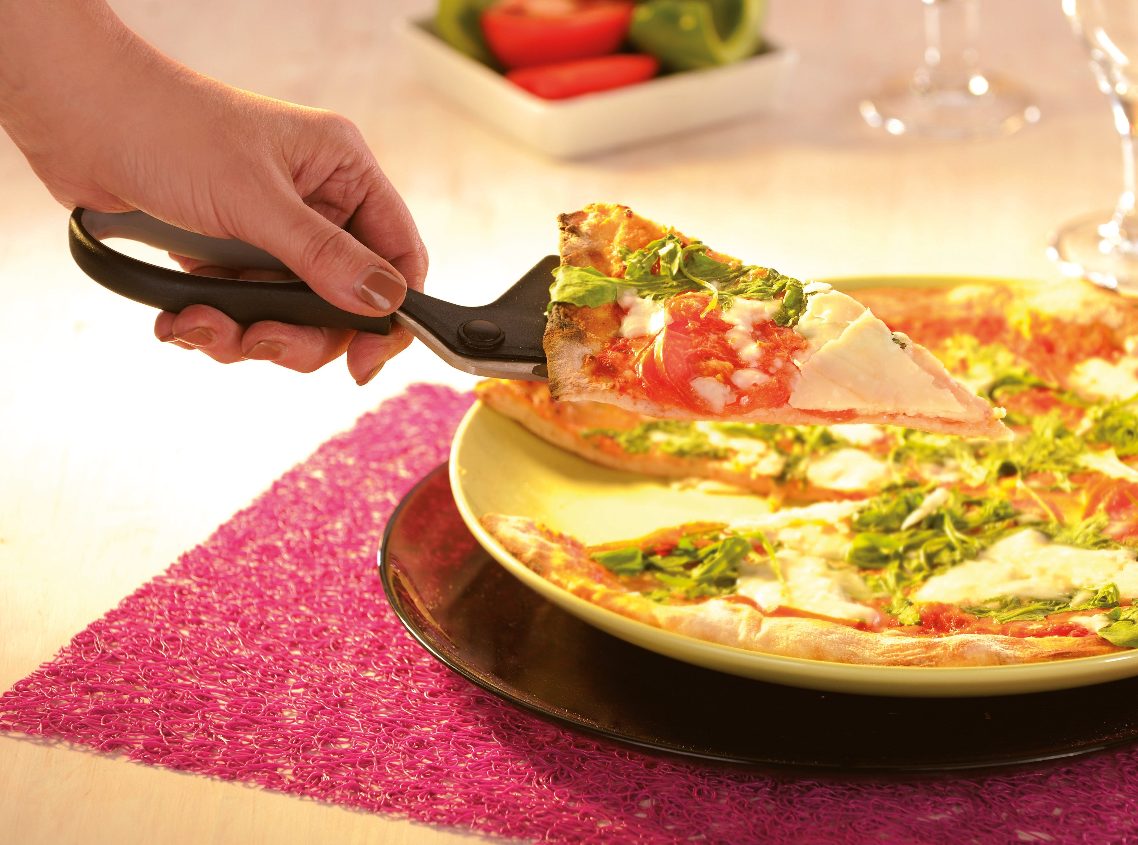 Pezzo - Ciseaux À Pizza - Noir/Argent
