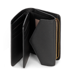 porte-monnaie - saffiano signature #couleur_noir