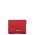 porte-monnaie - saffiano signature #couleur_rouge