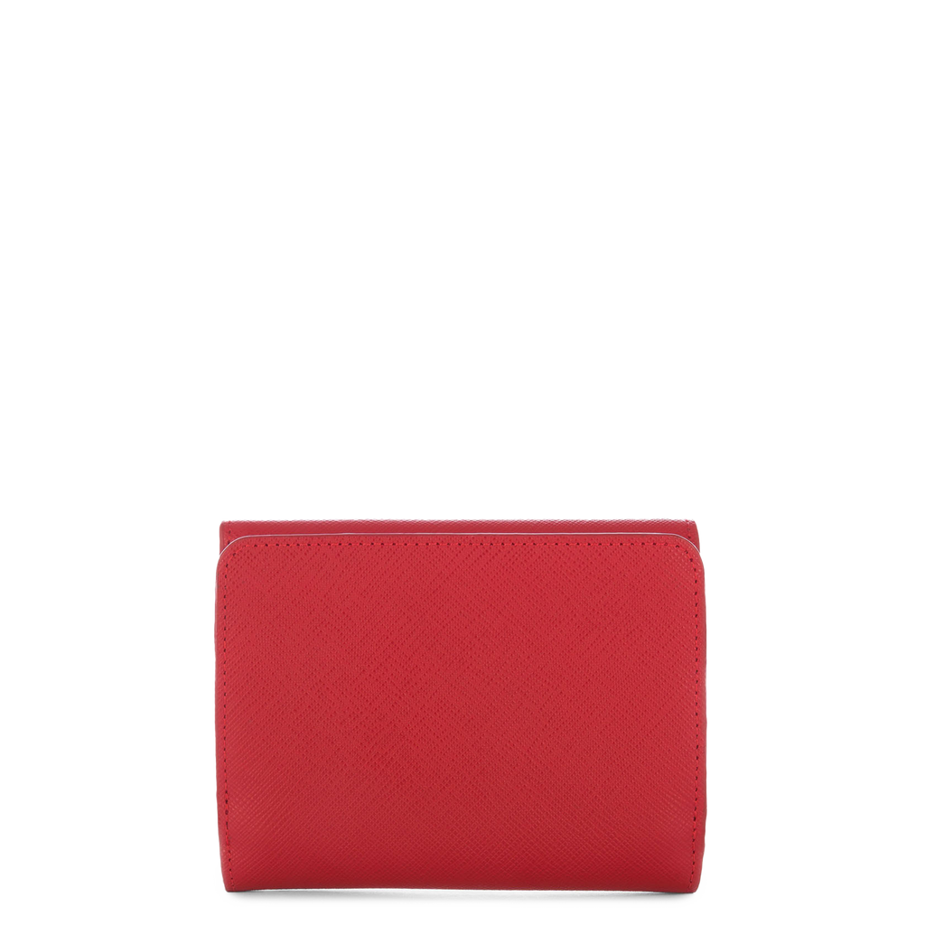 porte-monnaie - saffiano signature #couleur_rouge