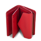 porte-monnaie - saffiano signature #couleur_rouge