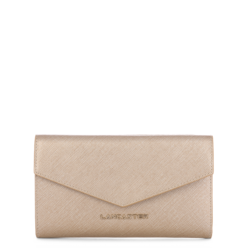 compagnon dos à dos - saffiano signature #couleur_champagne