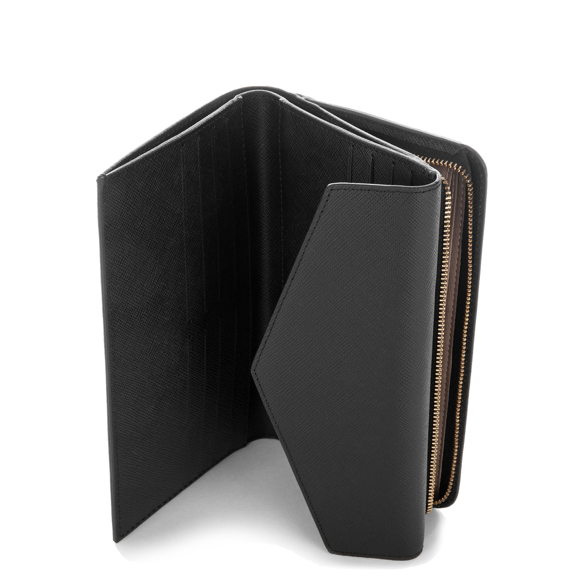 compagnon dos à dos - saffiano signature #couleur_noir