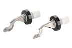 Botelo - Lot De 2 Bouchons De Bouteille - Noir/Argent