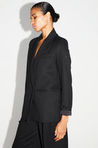 Blazer Ema Noir Éclat Fabriqué En Italie