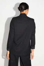 Blazer Ema Noir Éclat Fabriqué En Italie