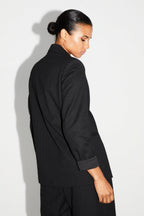 Blazer Ema Noir Éclat Fabriqué En Italie