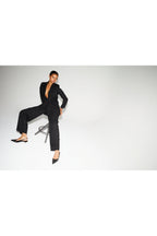 Blazer Ema Noir Éclat Fabriqué En Italie