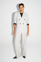 Blazer Ema Laine Granito Fabriqué En Italie