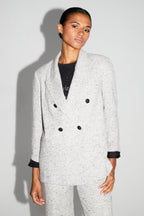 Blazer Ema Laine Granito Fabriqué En Italie
