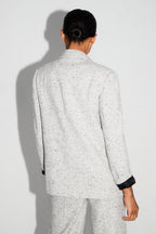Blazer Ema Laine Granito Fabriqué En Italie
