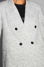 Blazer Ema Laine Granito Fabriqué En Italie