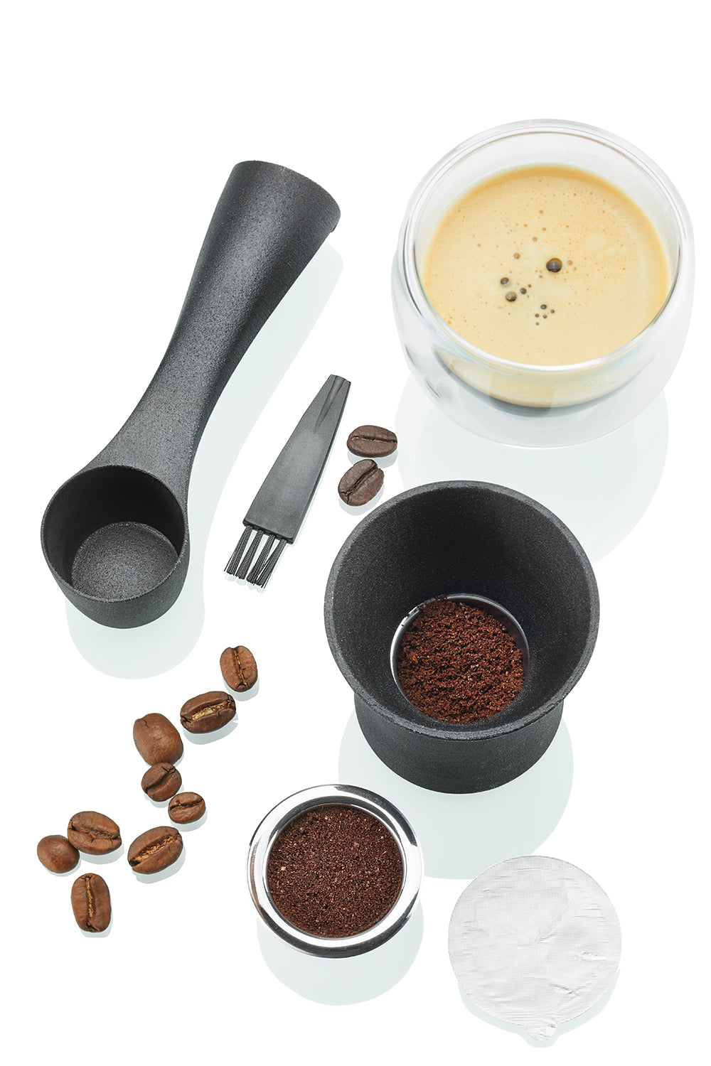 Conscio - Set De 8 Capsules De Café - Noir/Argent