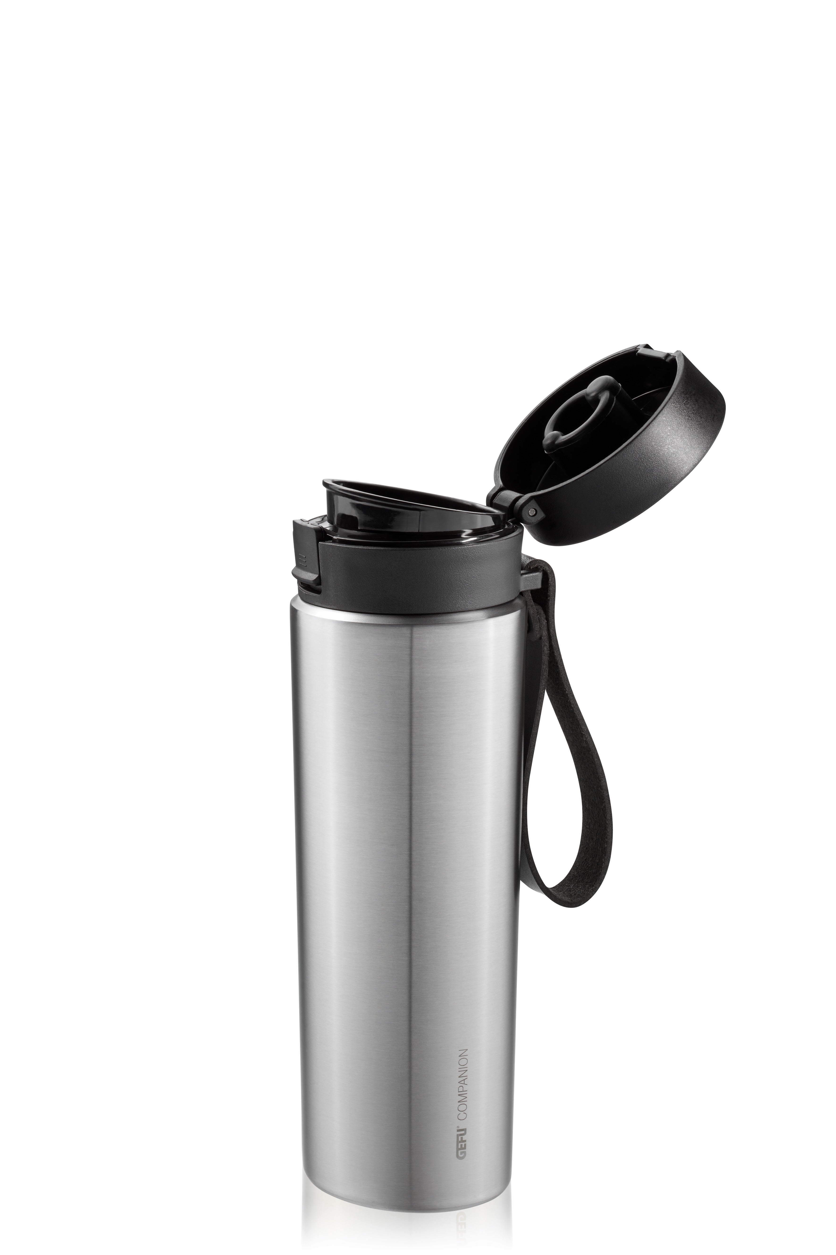 Companion - Gourde Isotherme - Noir/Argent