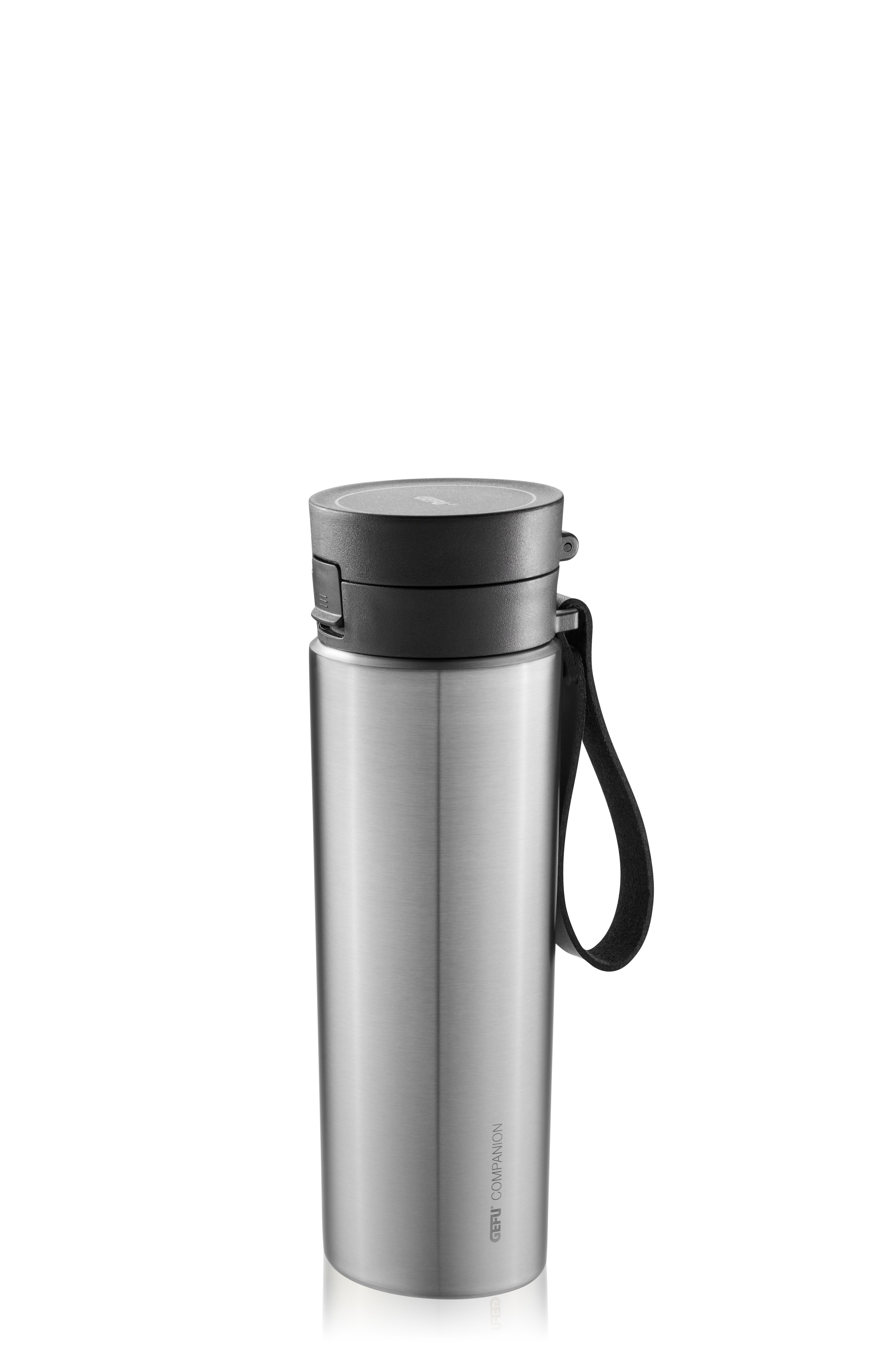Companion - Gourde Isotherme - Noir/Argent