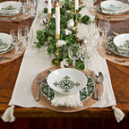 Set De Table Rond Réversible "Fabric"
