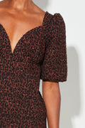 Robe Babydoll Nara Jacquard Léo Fabriqué En Italie