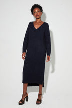 Maxi Dress Gaby Alpaga Navy
