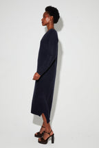 Maxi Dress Gaby Alpaga Navy
