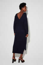Maxi Dress Gaby Alpaga Navy