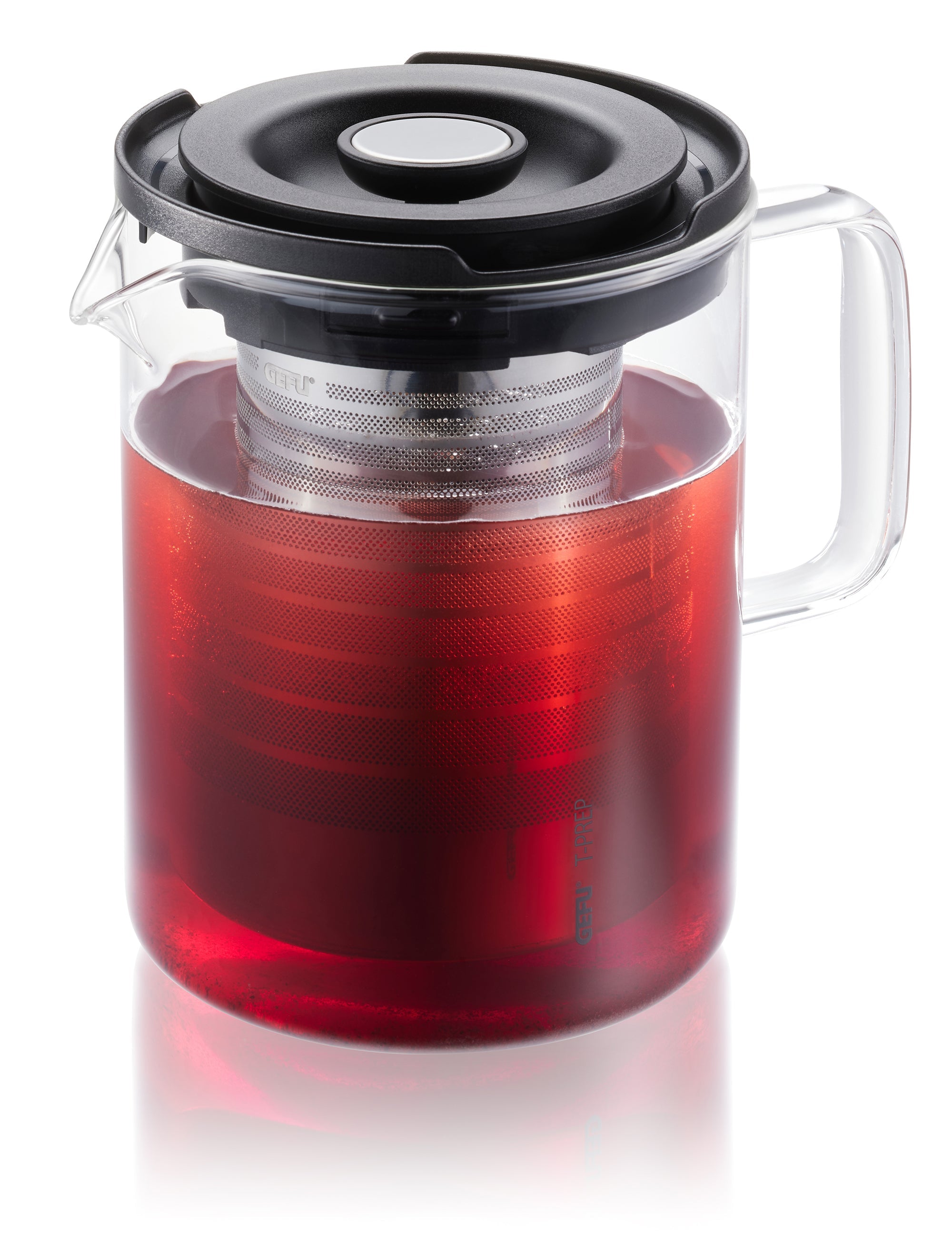 T-Prep - Théière - 0,8L - Noir/Transparent