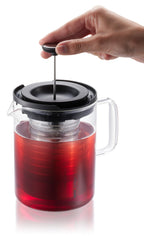 T-Prep - Théière - 0,8L - Noir/Transparent