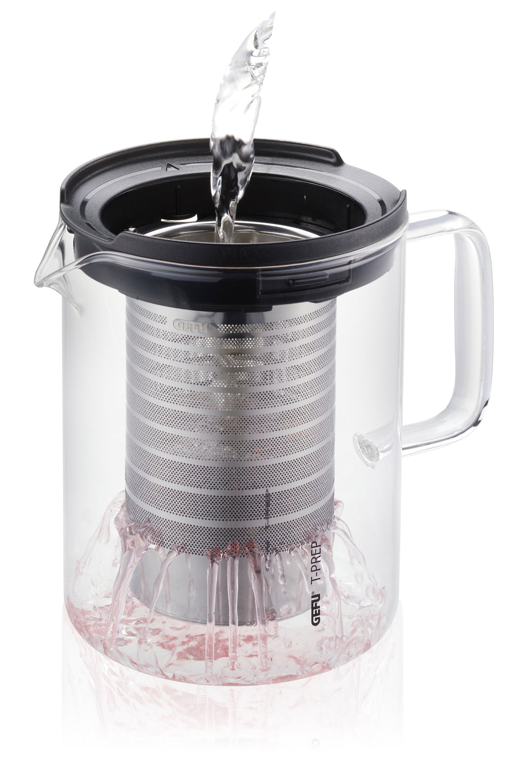 T-Prep - Théière - 0,8L - Noir/Transparent