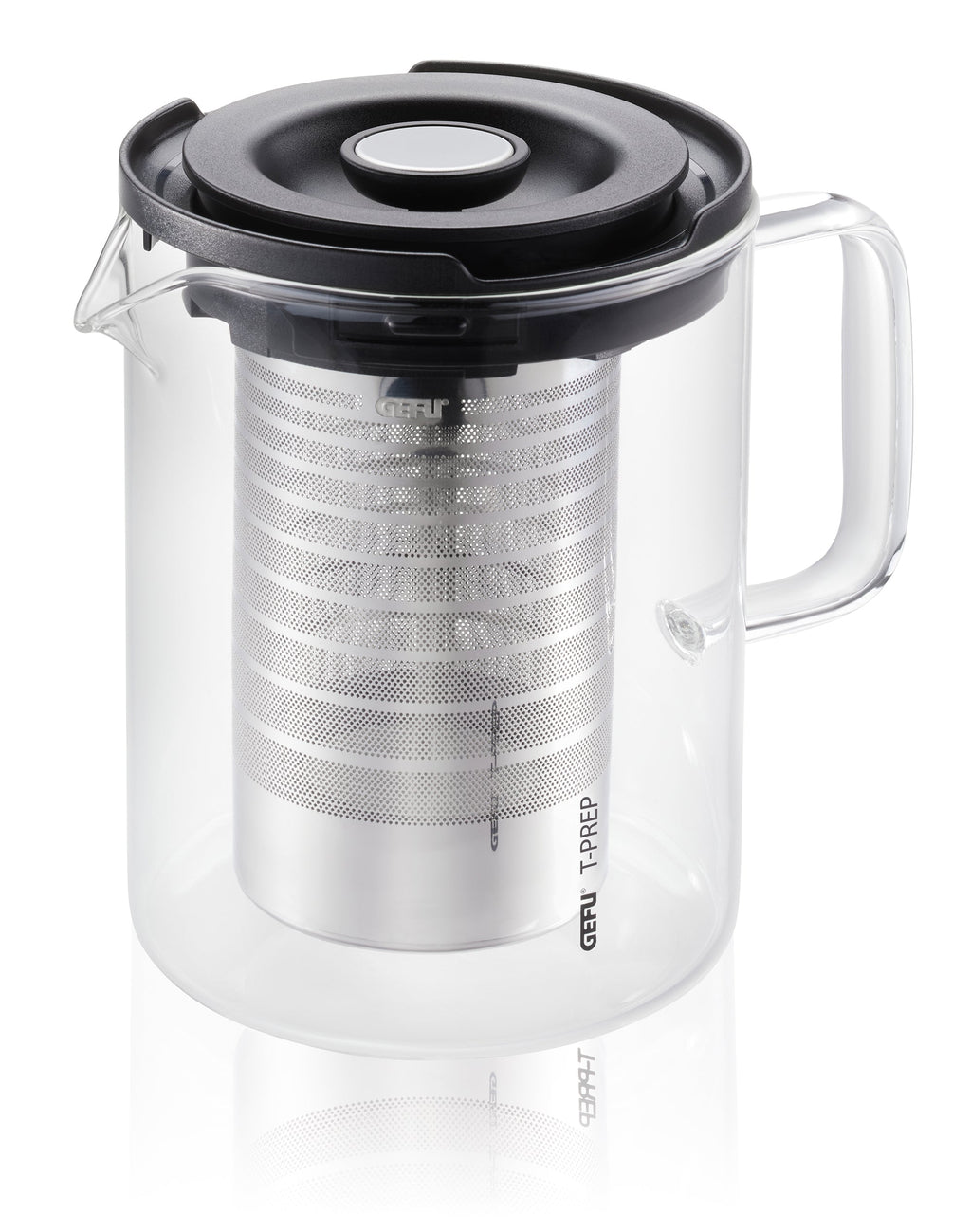 T-Prep - Théière - 0,8L - Noir/Transparent