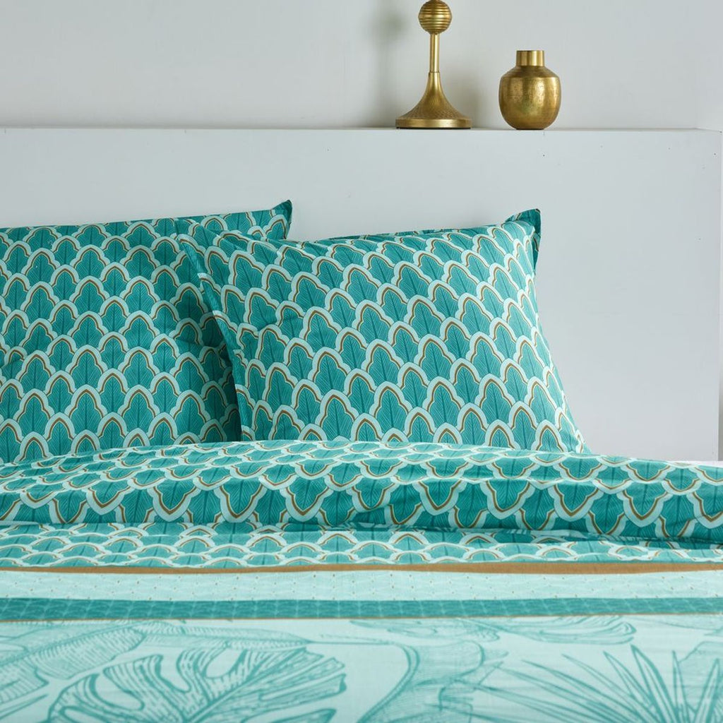 Sunshine - Parure De Lit Motif 19.4 - Bleu