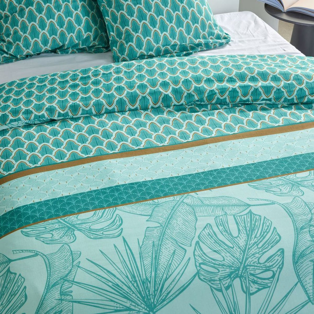 Sunshine - Parure De Lit Motif 19.4 - Bleu