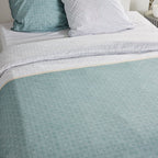 Sunshine - Parure De Lit Motif 19.12 - Bleu