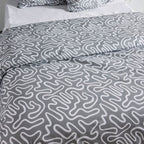 Sunshine - Parure De Lit Motif 19.15 - Gris