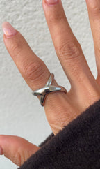 Bague Thin Cross