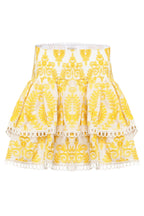 Jupe Paulina - Broderies Jaune