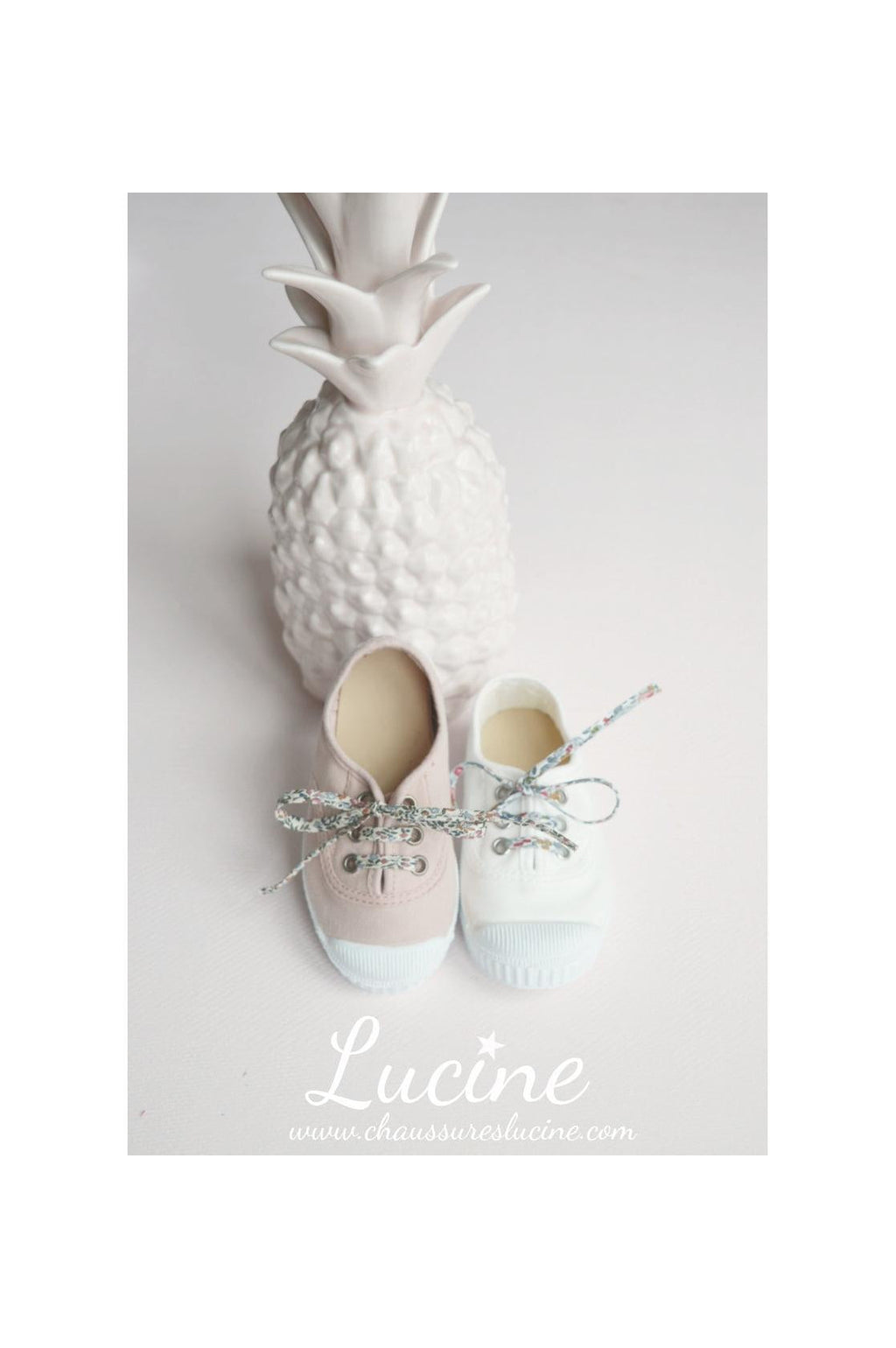Chaussures Baskets Tennis En Toiles À Lacets Et Élastiques - Rose Nude - Mixte