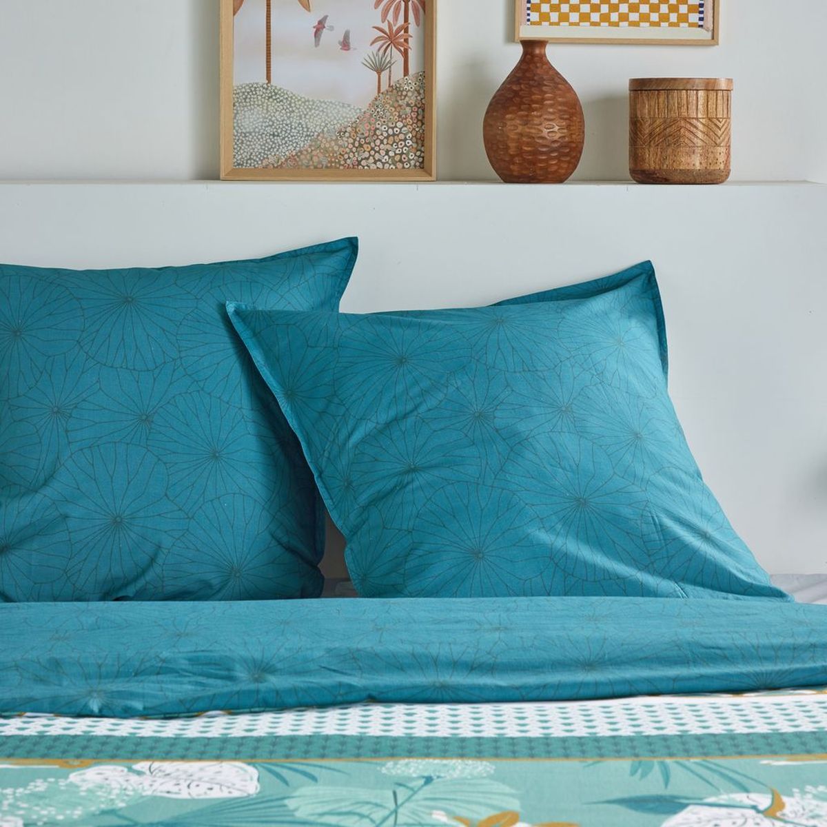 Sunshine - Parure De Lit Motif 19.27 - Bleu