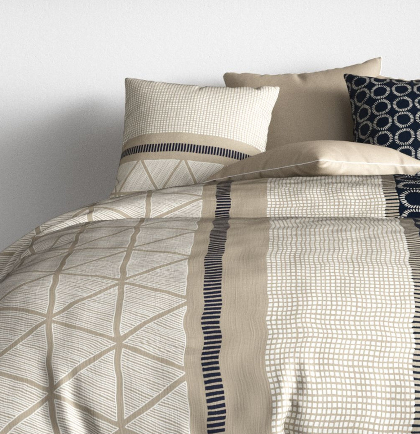 Parure De Lit (Hc + To) - 100% Coton 57 Fils - Imprimé Nairobi