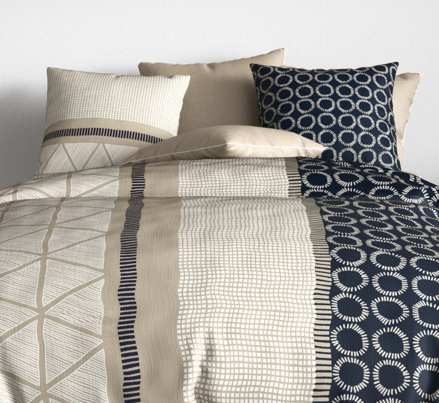 Parure De Lit (Hc + To) - 100% Coton 57 Fils - Imprimé Nairobi