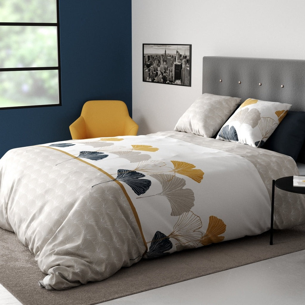 Parure De Couette 3Pcs 100% Coton 57 Fils/Cm2 - Mangae