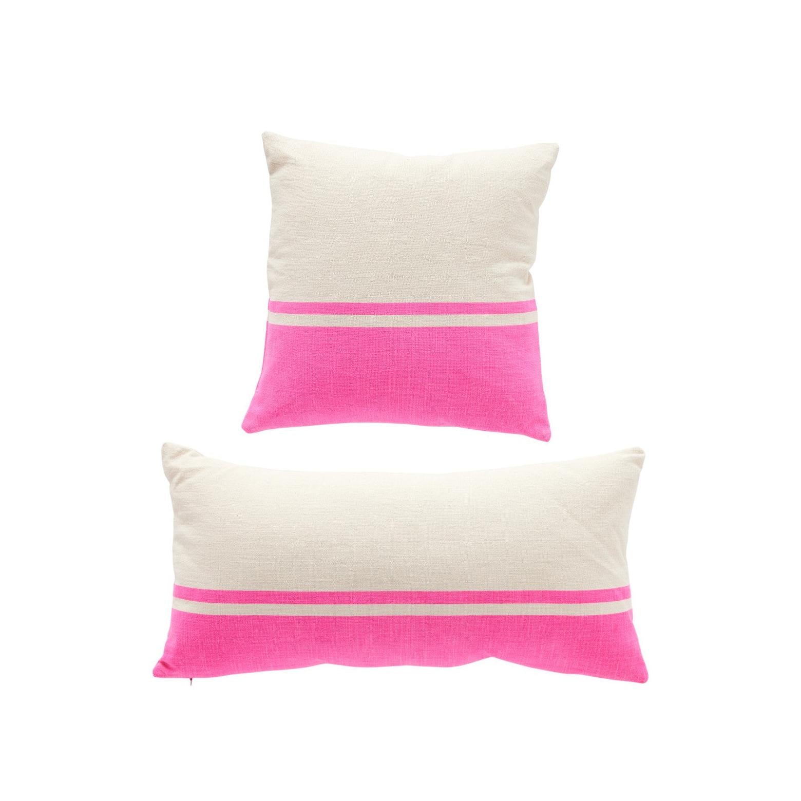 Summer - Lot De 2 Coussins Bicolores