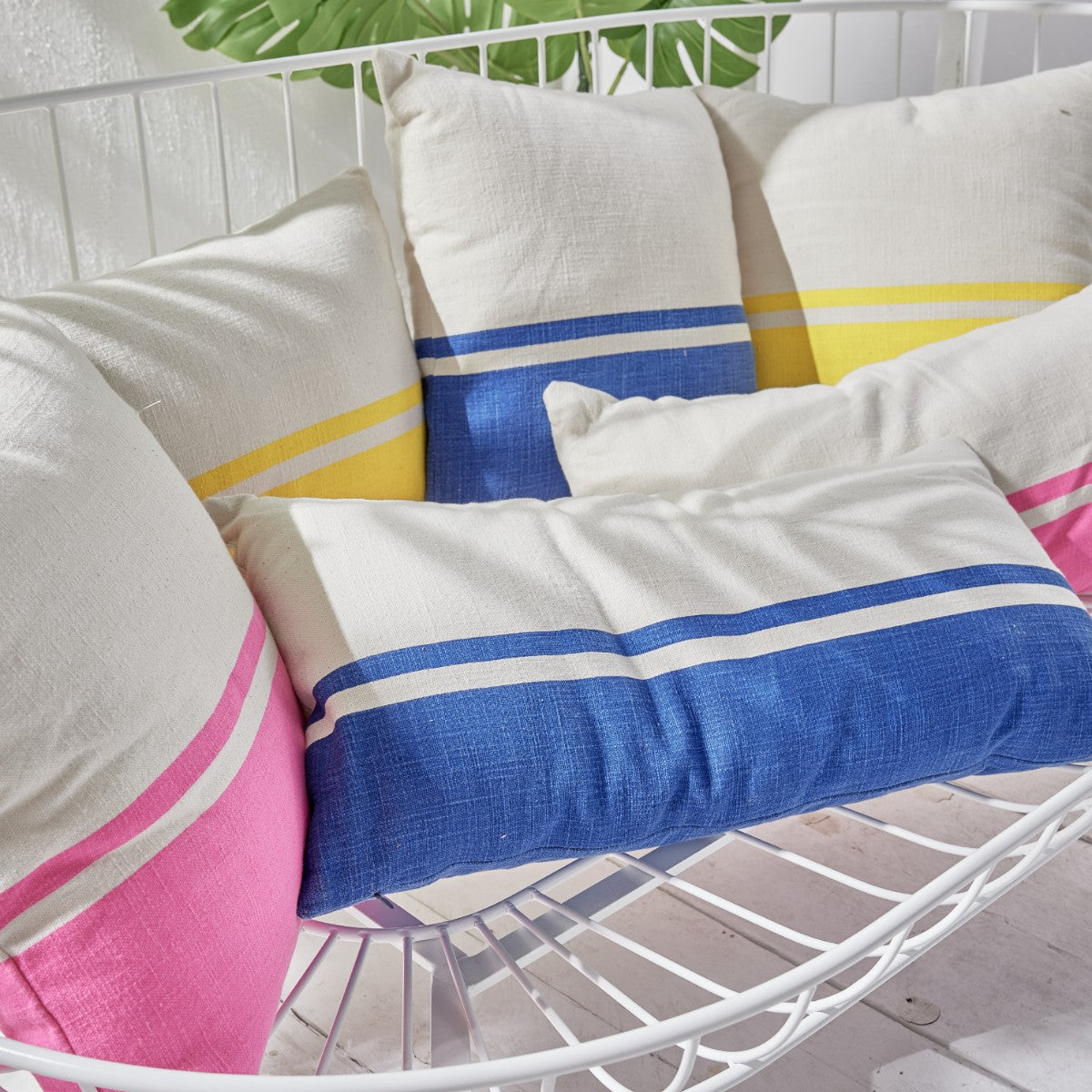 Summer - Lot De 2 Coussins Bicolores