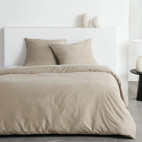 Parure Effet Matiere - Parure De Lit - Beige