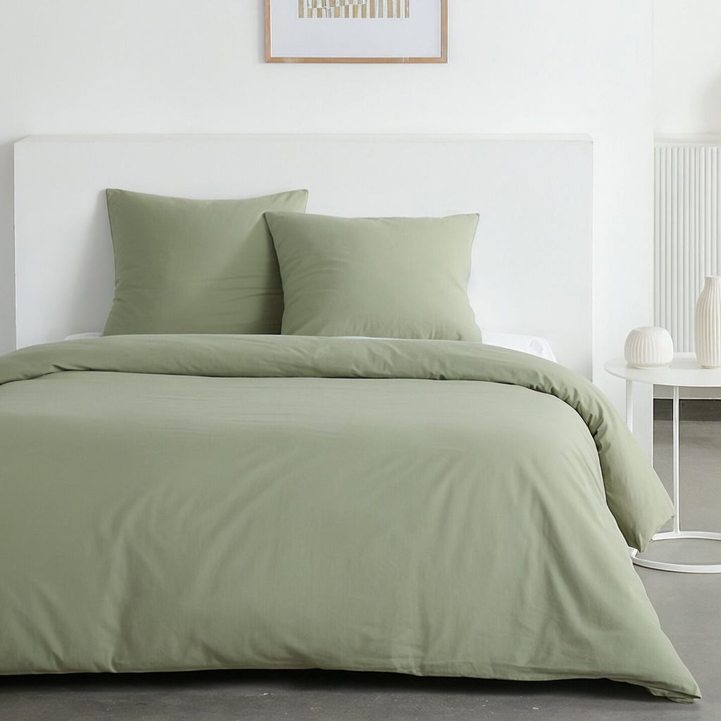 Parure Effet Matiere - Parure De Lit - Vert