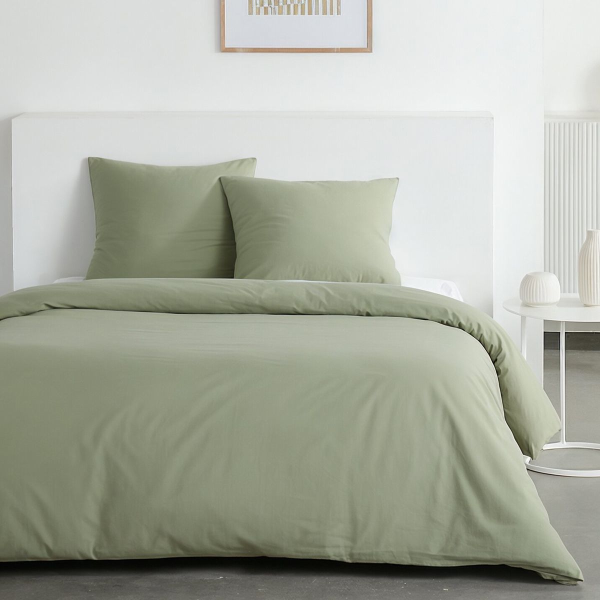 Parure Effet Matiere - Parure De Lit - Vert