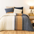 Parure Housse De Couette Romane - 100% Coton 57Fils - Imprimé