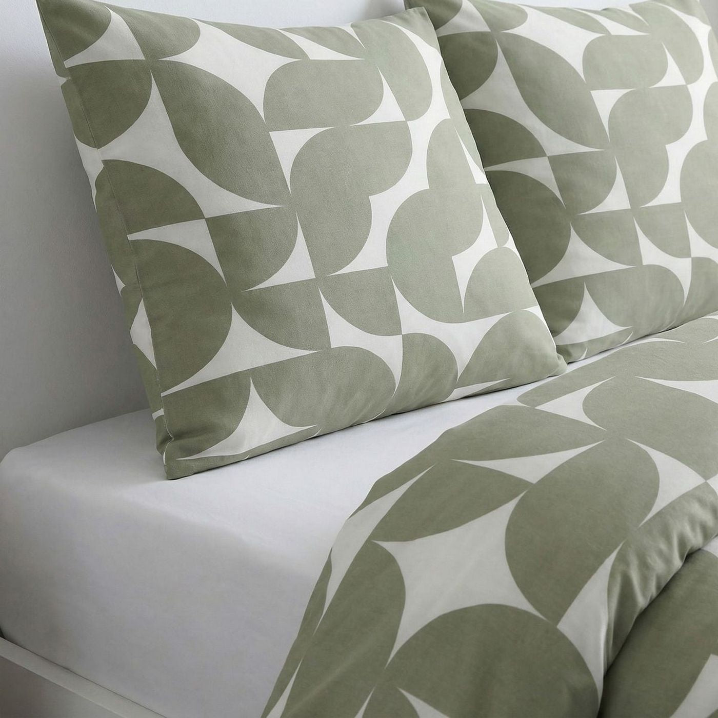 Sunshine - Parure De Lit Motif 20.39 - Sauge