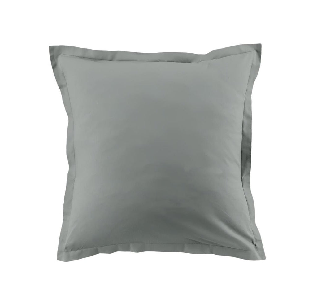 Lot De 2 Taies D'Oreiller - 100% Coton 57 Fils - Silver