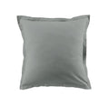 Lot De 2 Taies D'Oreiller - 100% Coton 57 Fils - Silver