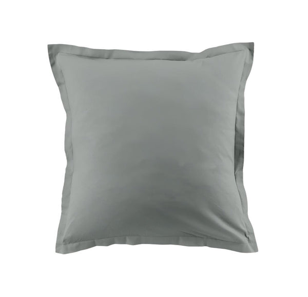 Lot De 2 Taies D'Oreiller - 100% Coton 57 Fils - Silver