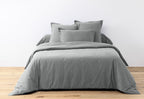 Lot De 2 Taies D'Oreiller - 100% Coton 57 Fils - Silver
